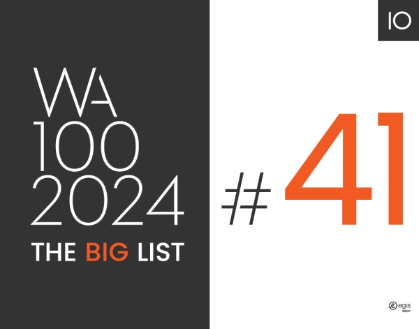 10 Design rises to #41 on Building Design’s WA100!