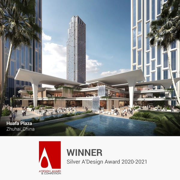 Zhuhai Huafa Plaza Wins A’Design Awards
