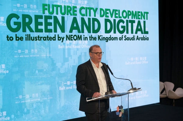 Ross Milne showcases NEOM projects at Belt & Road Office Talk