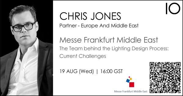 Chris Jones Panelist at Messe Frankfurt Middle East Webinar