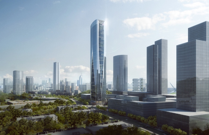 10 Design - Groundbreaking Ceremony for CIMC's Prince Bay Office Tower by  10 Design
